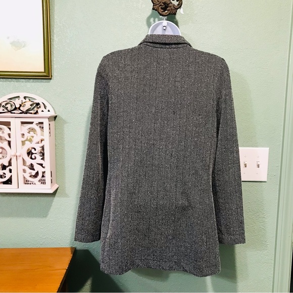 [H&M] Lightweight Herringbone Blazer Sz US 2 - Picture 6 of 9